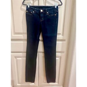 Tory Burch Women's Skinny Jeans Size 26 Dark Blue Slim Fit